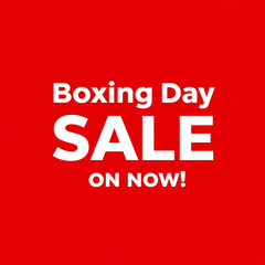 Obraz premium Boxing Day Sale Announcement isolated on a transparent background 1