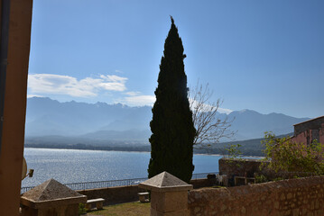 La baie de Calvi vue de la citadelle en Corse