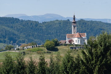St. Oswald bei Plankenwarth . Steiermark . &Ouml;sterreich . Europa