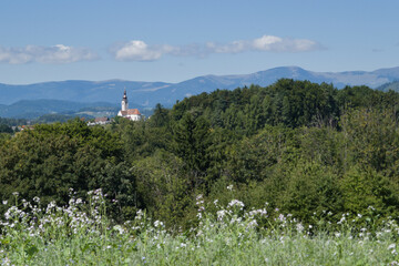 St. Oswald bei Plankenwarth . Steiermark . &Ouml;sterreich . Europa