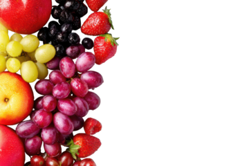 Fresh fruit vertical still life