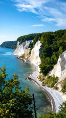 Fototapeta premium Coastal cliffs and beach