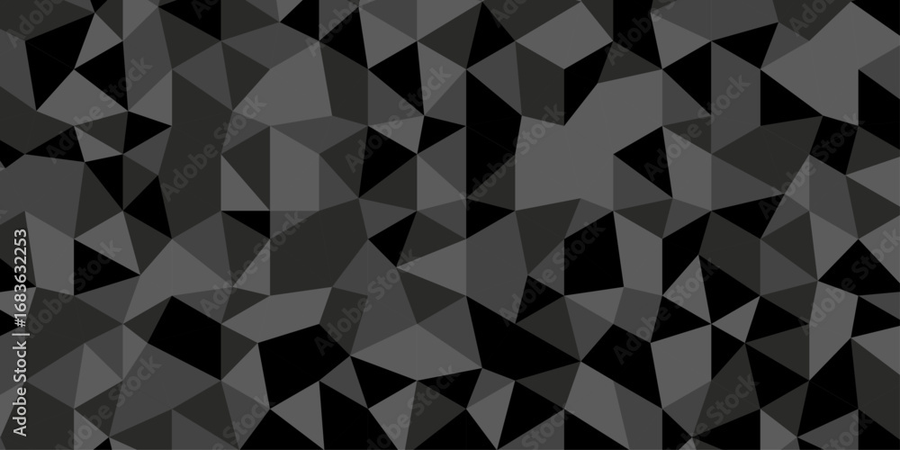 Poster abstract geometric wall tile and metal cube background triangle wallpaper. seamless geometric patter