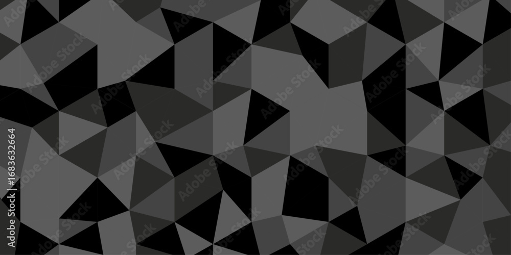 Aufkleber abstract geometric wall tile and metal cube background triangle wallpaper. seamless geometric patter