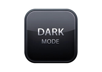 Dark mode isolated on white background
