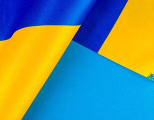 Ukrainian flag colors abstract