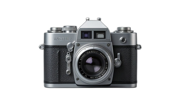 photorealistic vintage rangefinder camera studio shot