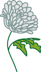 vector illustration of a flower