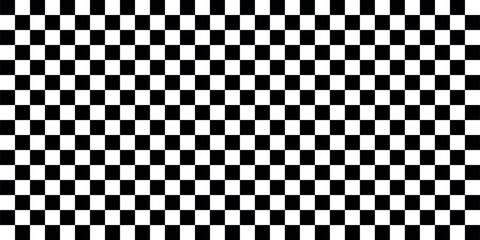 Abstract black and white checkerboard pattern with a distressed grunge texture and subtle grain effect for graphic design backgrounds