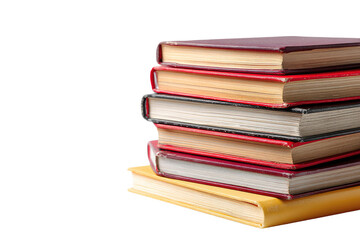 Stack of books, various colors