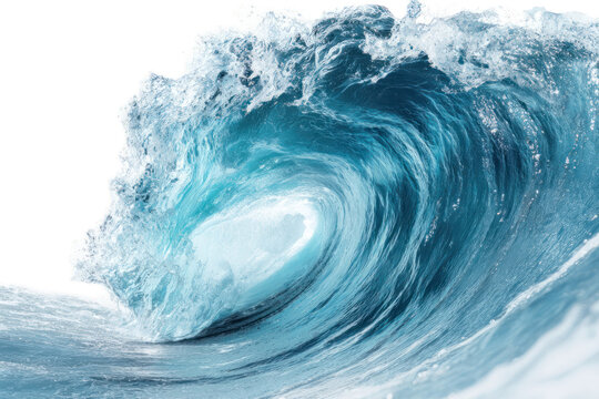 Powerful ocean wave - Powered by Adobe