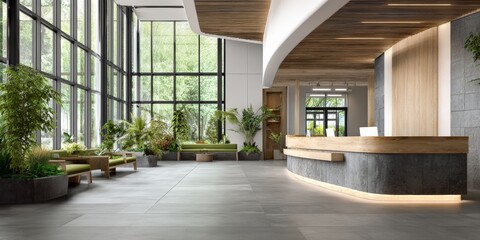 Obraz premium Modern Lobby Interior Design