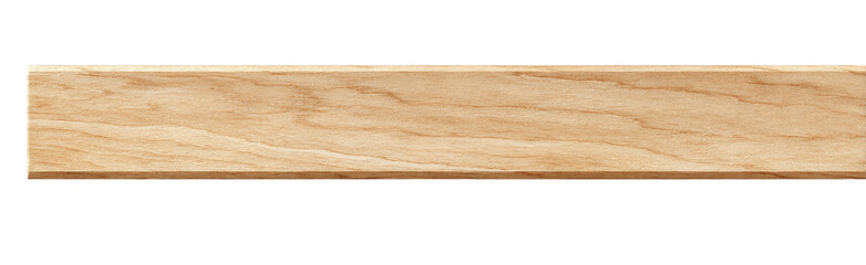 Light brown rectangular wooden plank