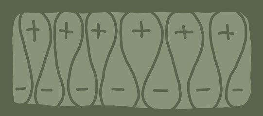 Minimal abstract image for printing. Picture for modern interiors. The picture is painted by hand on a tablet. © neurostructure