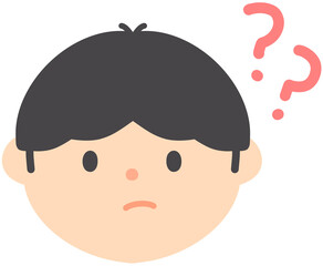 Curious Man Character Hand-Drawn Illustration