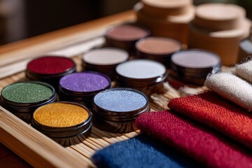 Naklejka premium Creative Halloween costume makeup and fabric ideas for DIY Generative AI