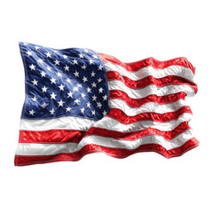 Obraz premium American flag waving in the wind (8)