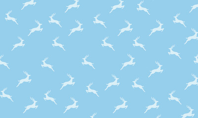 Christmas pattern with deer 