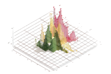 3D data visualization of complex spectrum