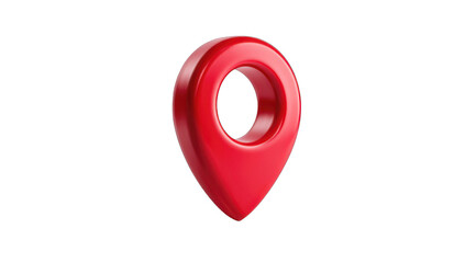 Red location pin graphic