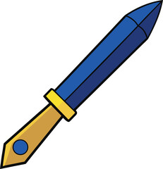Fototapeta premium Elegant blue fountain pen with gold nib vector illustration scalable graphic transparent background