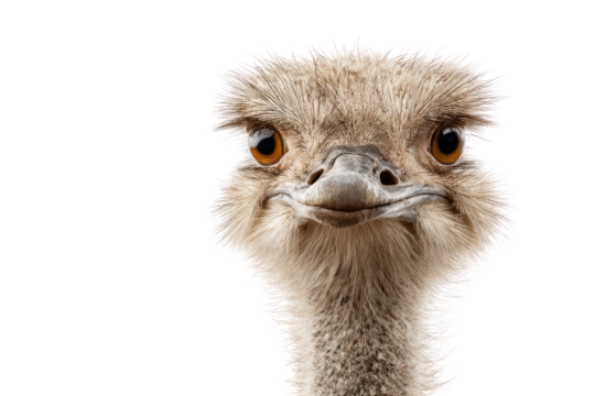 Close-up of an ostrich's head (1)