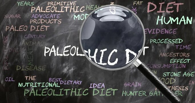 Paleolithic Diet being studied, examined - under close inspection. Most important subjects and ideas closely related to paleolithic diet. Can be looped