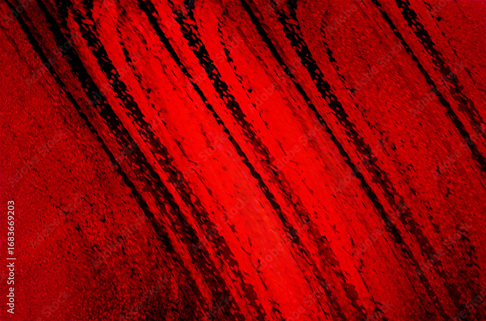 Aufkleber red abstract background with smooth textures and geometric patterns, featuring vibrant gradients and