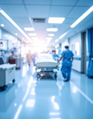 hospital corridor in hospital