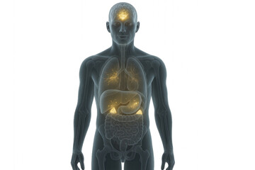 Human Body Organs Anatomy, Illustration