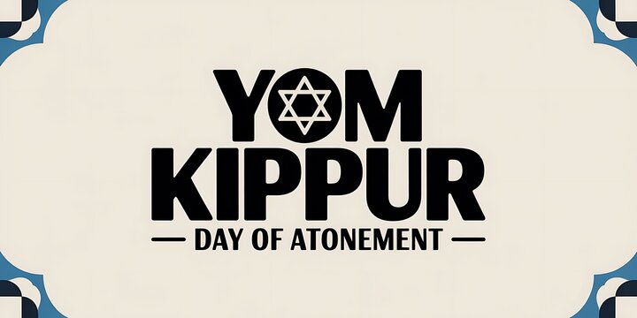 Celebrate Yom Kippur with meaningful Day of Atonement greetings and solemn Jewish holiday designs