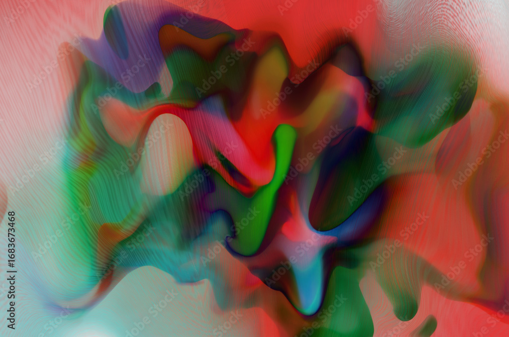 Aufkleber colorful abstract background with smooth textures and geometric patterns, featuring vibrant gradient