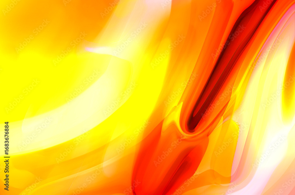 Poster yellow red abstract background, colorful soft texture background with smooth shapes