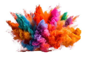 Colorful powder explosion (2)