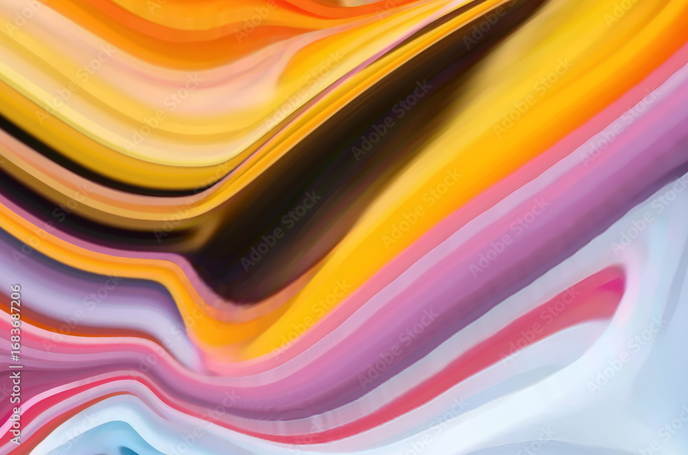 Poster colorful abstract background with smooth textures and geometric patterns, featuring vibrant gradient