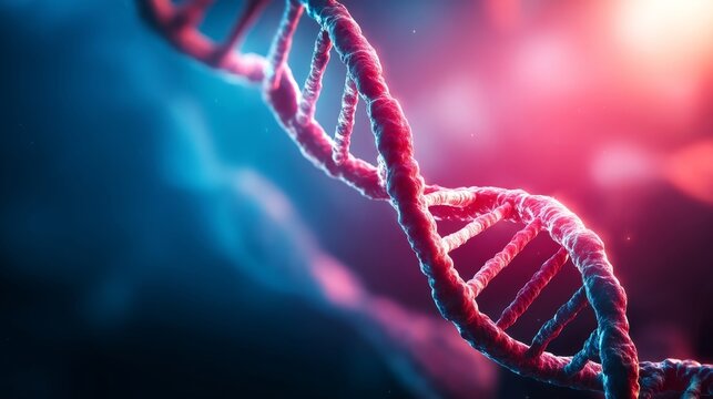 A double helix structure resembling DNA with twisted ladder shape and base pairs,