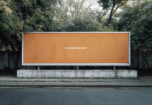 Billboard Street Mockup