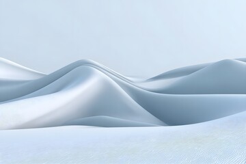 A seamless white background for product presentation with abstract wave shapes, high resolution, ultra-sharp focus, studio lighting, 