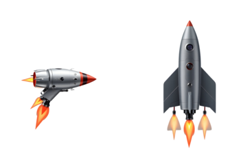 Spacecraft and Rocket Ship Futuristic Vehicles for Exploration