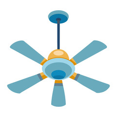 new style colorful electric celling fan, hanging fan, table fan, rechargeable fan silhouette vector icon on white background