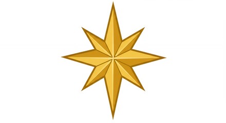 Obraz premium Gold star symbol design