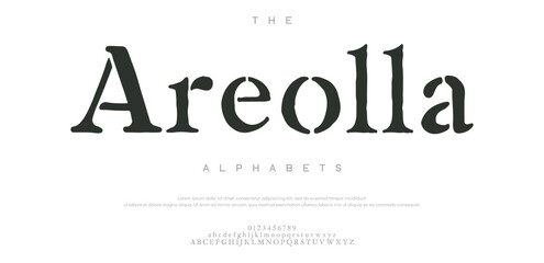 Areolla calligraphy alphabet small lettering a to z font family