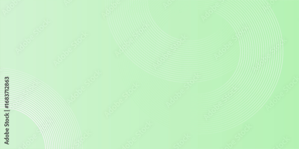 Wall mural minimalist soft abstract background in gradient green and white tones with simple art design
