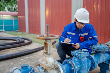 An engineer specializing in water supply systems, responsible for meter readings, pipeline...