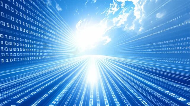 Digital pathway through binary code