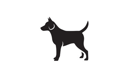 Playful dog illustration with vibrant colors and clean lines