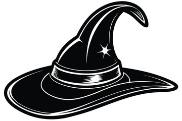 wizard hat vector icon