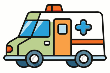 ambulance vector icon
