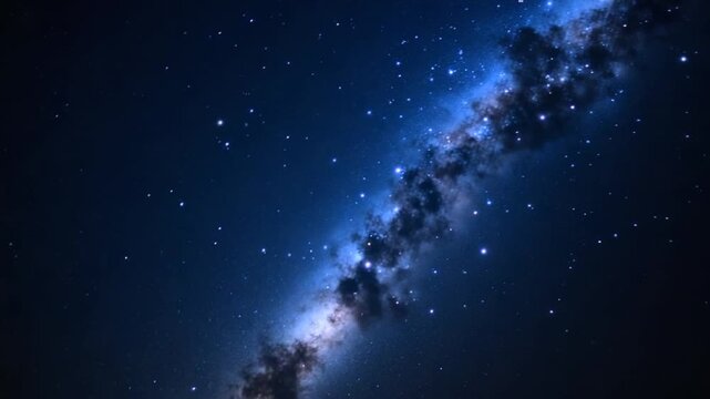 milky way and star againts night sky