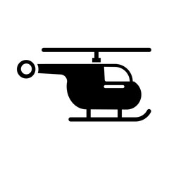 Helicopter - vector icon